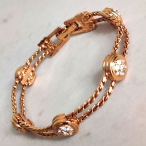 Signed Swarovski Swan Mark Bracelet